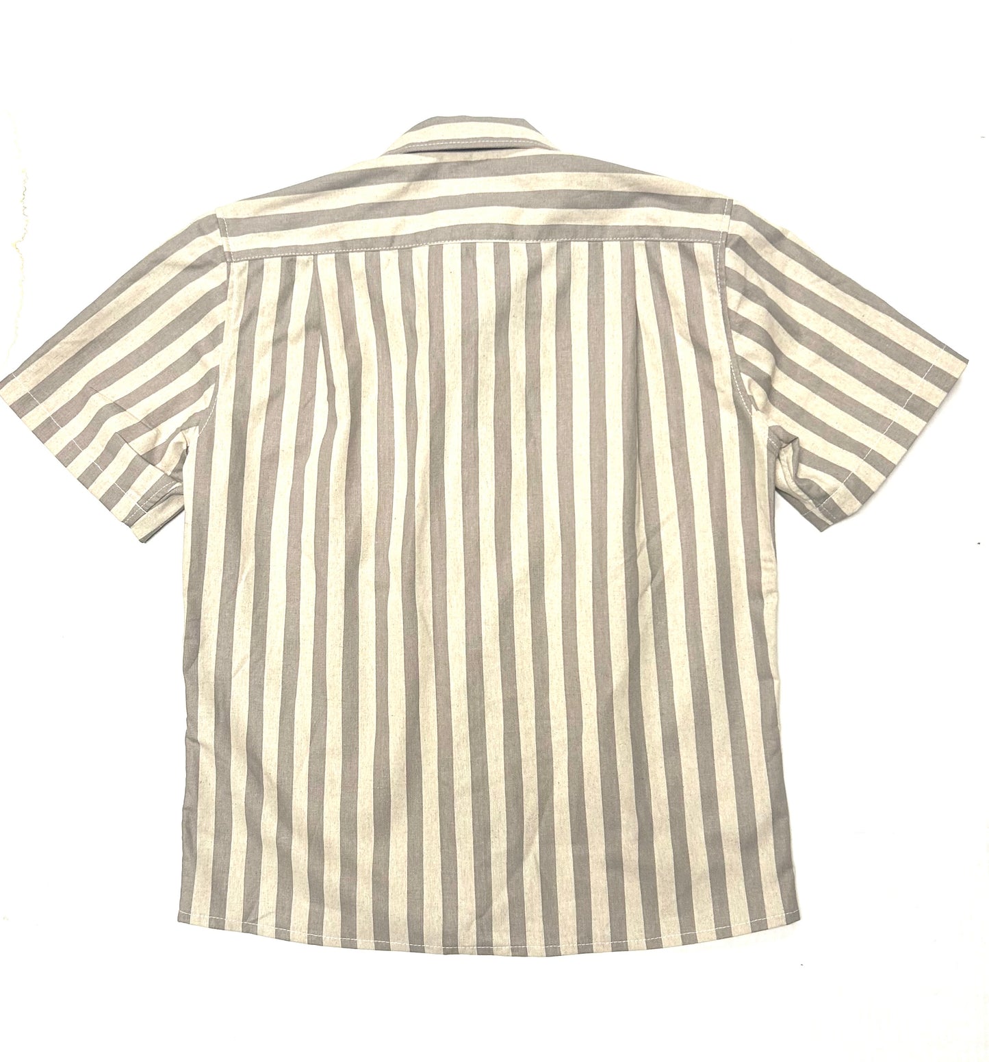Camp Collar Striped Shirt