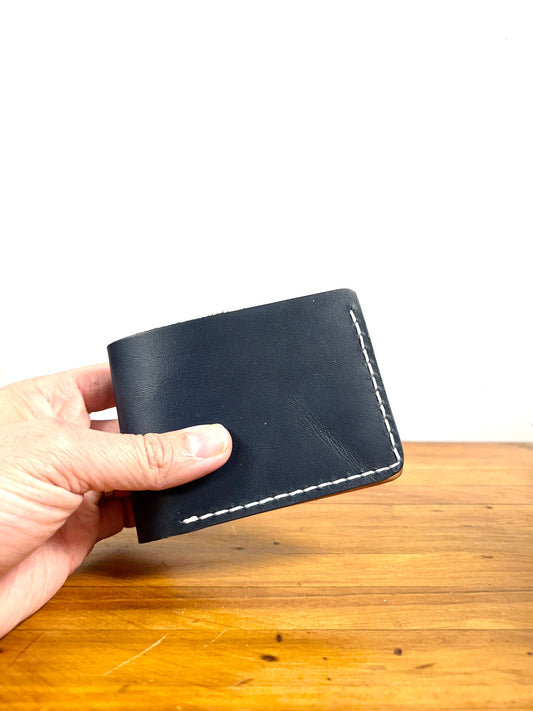 Bifold Wallet Navy/Natural