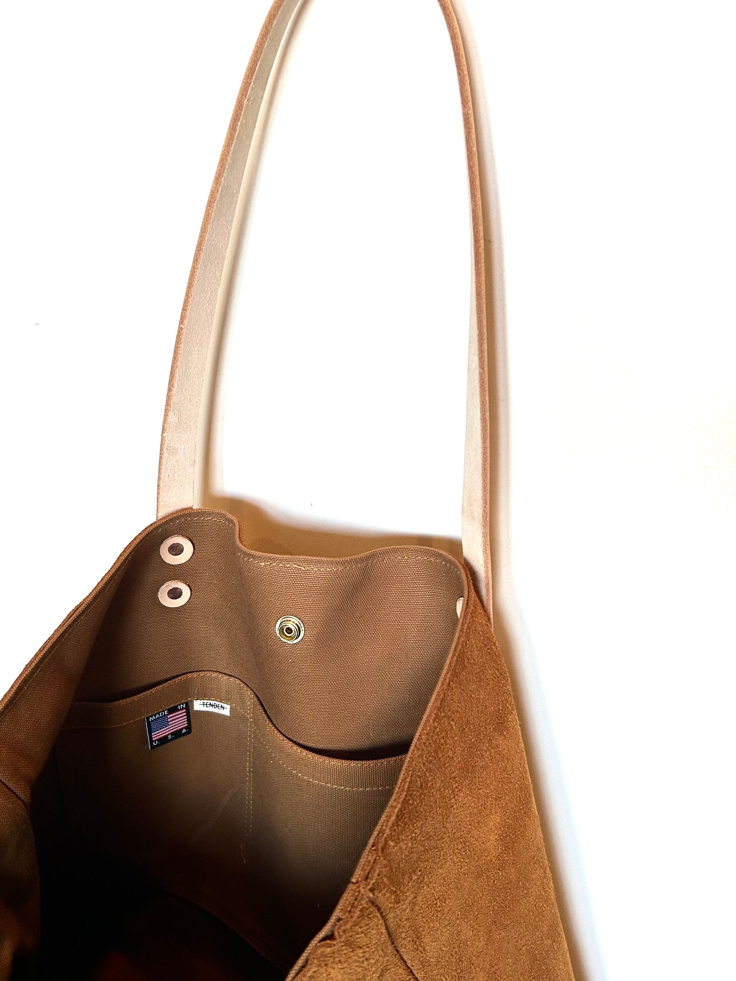 Suede Market Tote