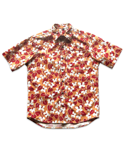 Floral Red Shirt