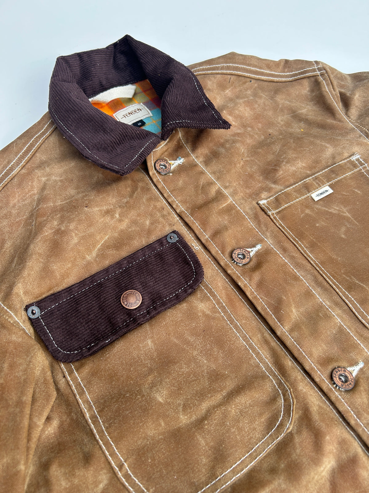 Waxed Chore Coat (flannel lined)