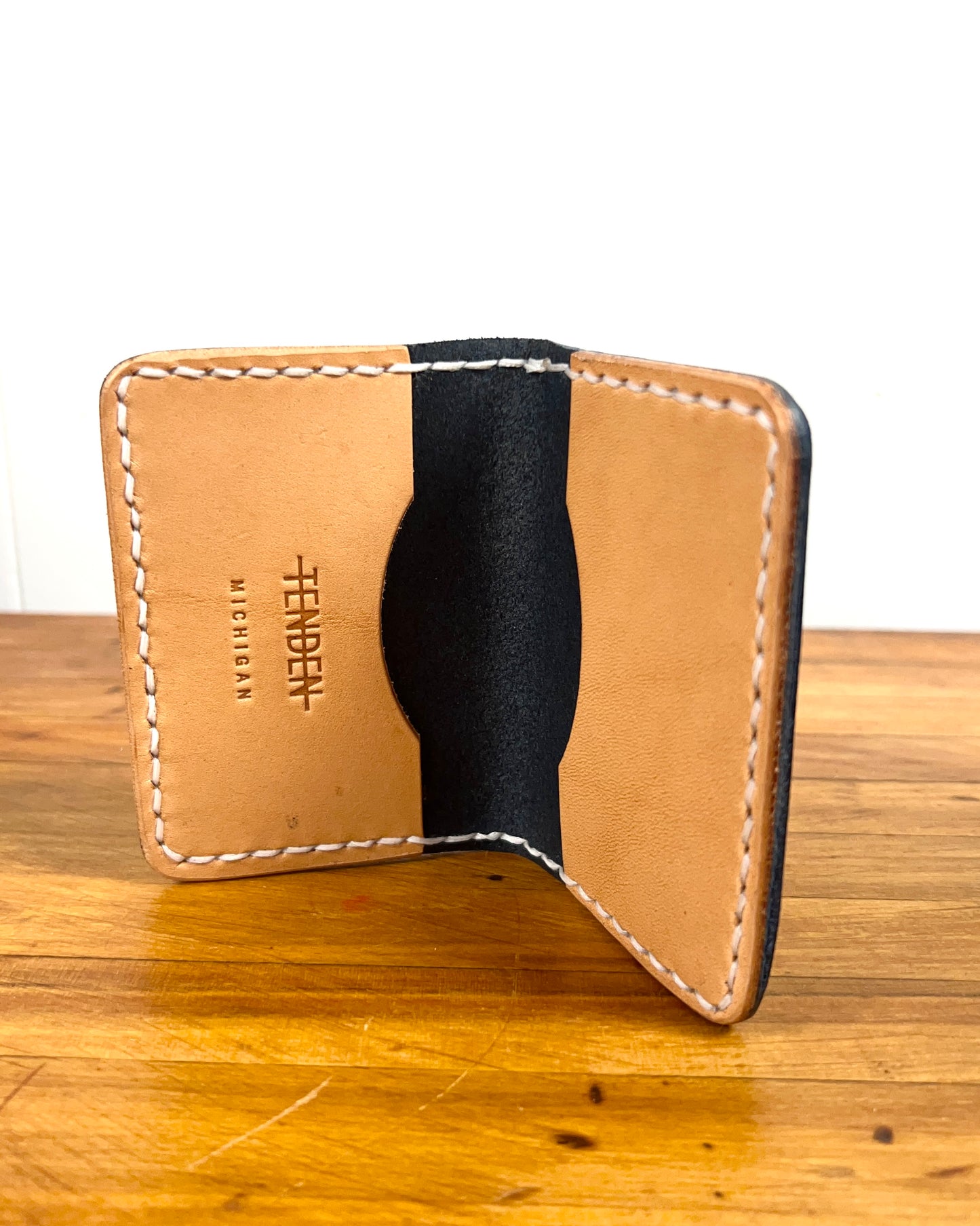 Bifold Cardholder Navy/Natural