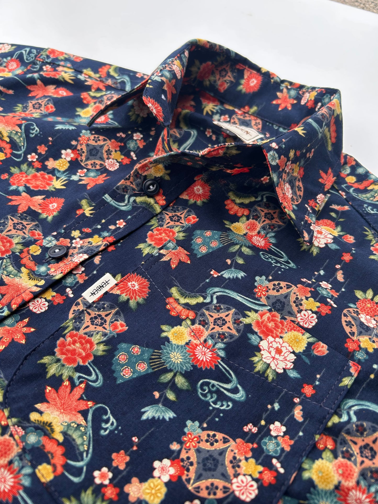 Navy Floral