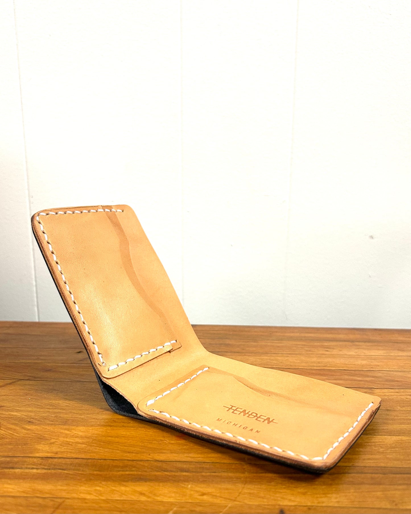 Bifold Wallet Navy/Natural
