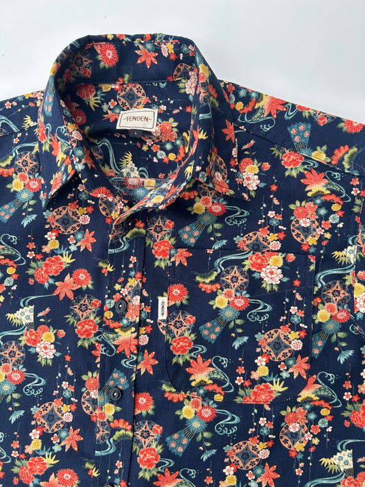 Navy Floral