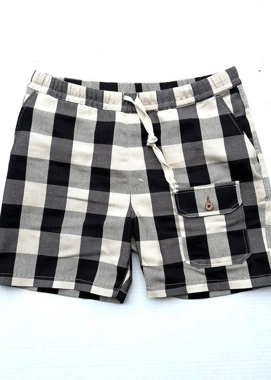 Buffalo Plaid Twill Camp Short
