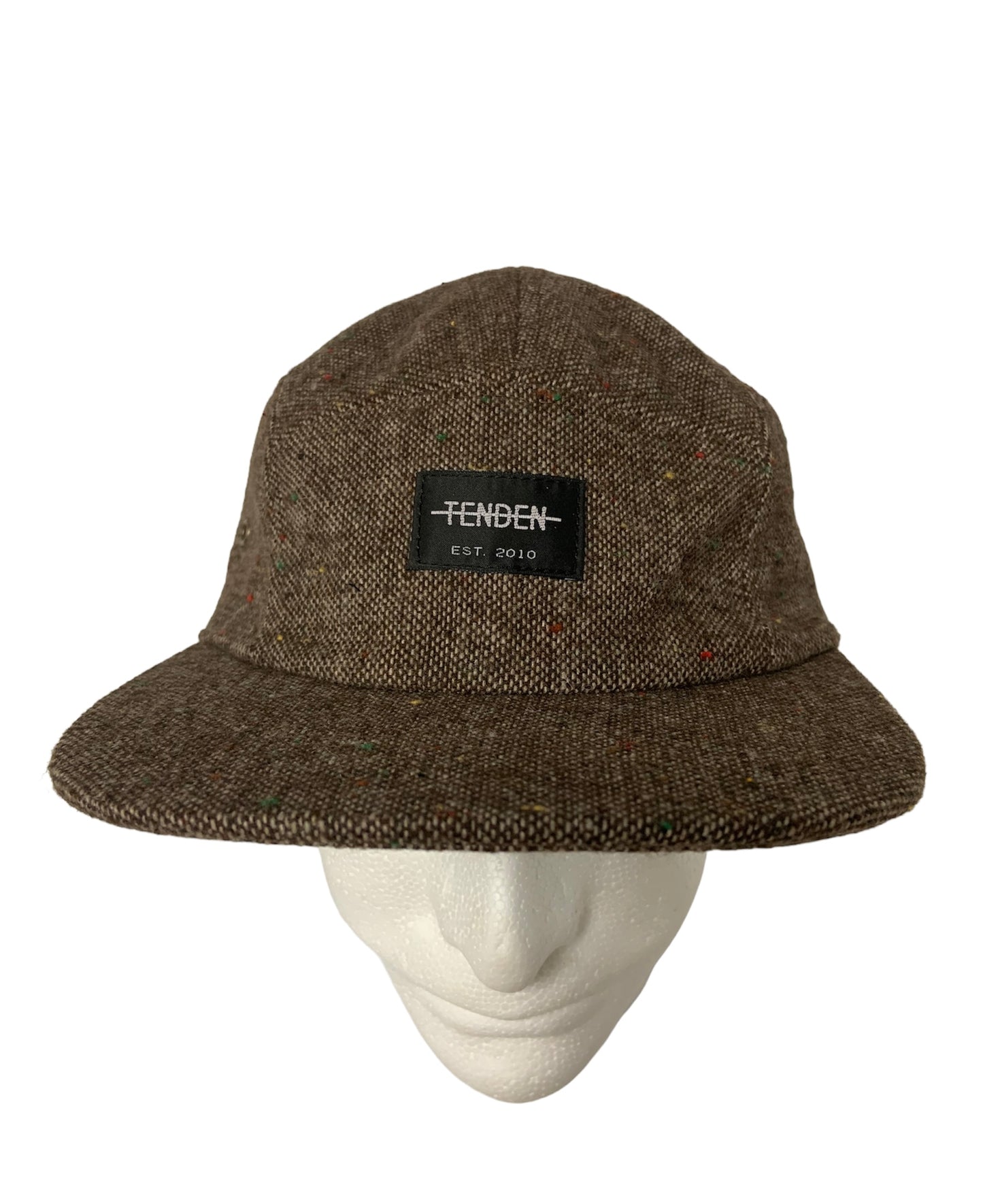 Wool Tweed 5 panel hat