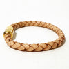 Natural Leather Braided Bracelet
