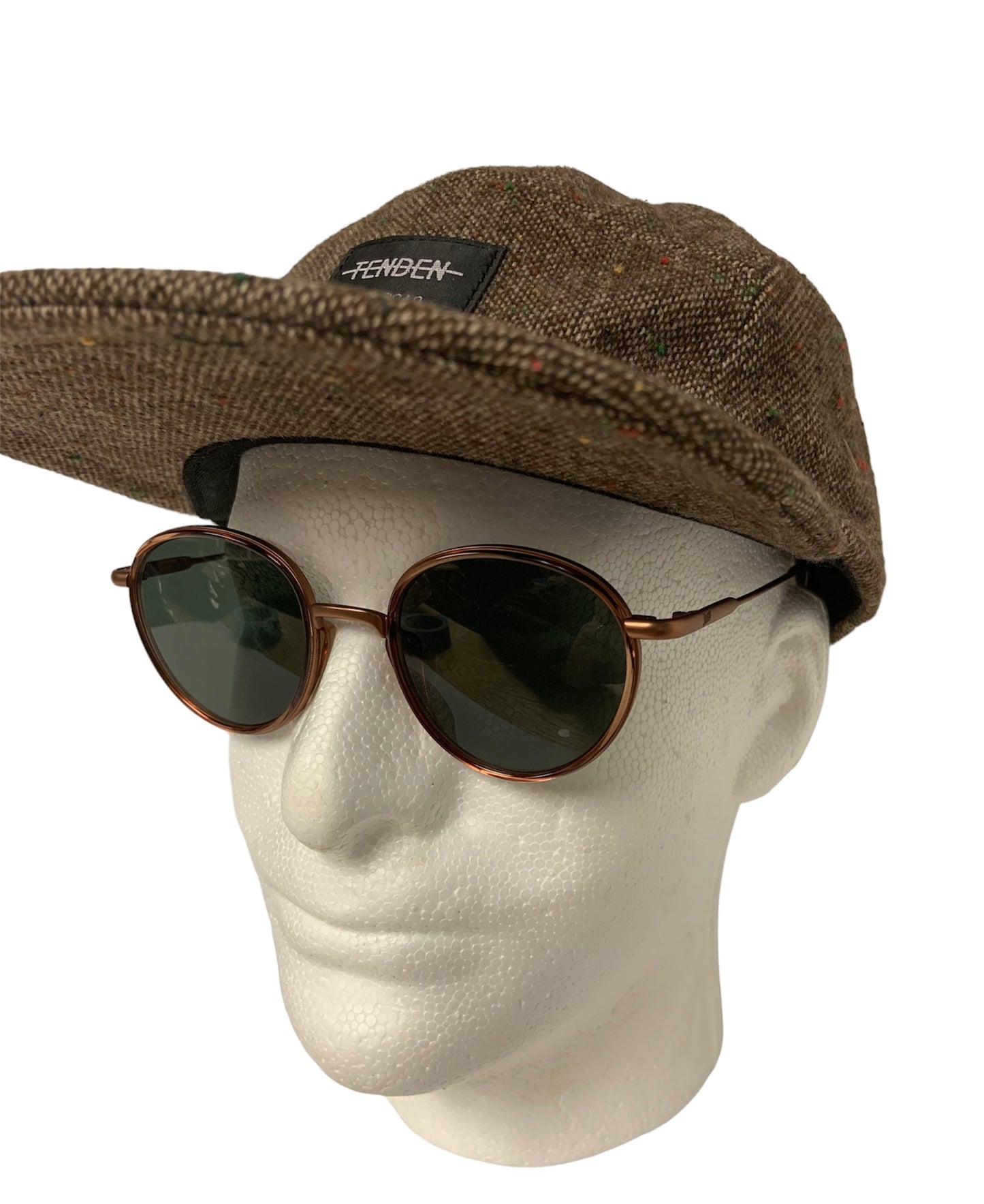 Wool Tweed 5 panel hat